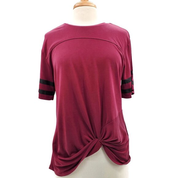Chance or Fate Short Sleeve Knot Front Top - Picture 1 of 10